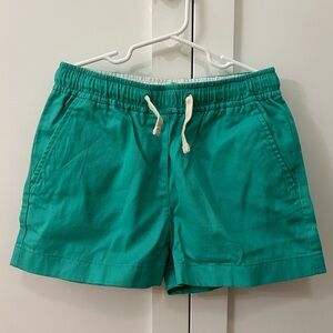 J Crew Crewcuts Girls green drawstring shorts - size 10 - new with tags